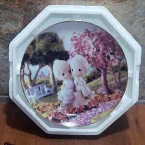 Precious Moments Decorative Plate Hamilton Love One Another 1993